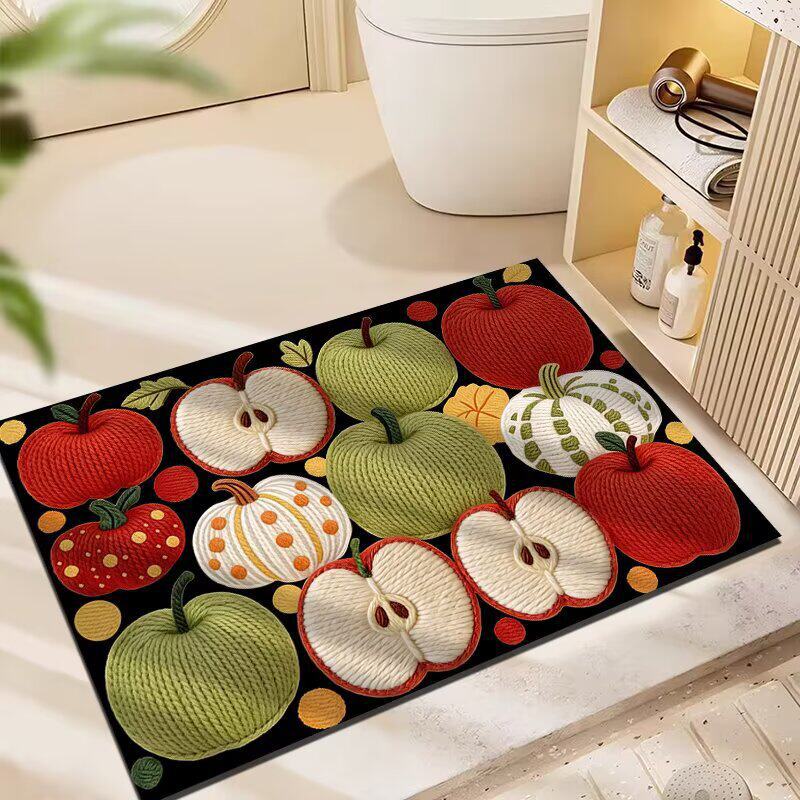Decorative Fruit-Themed Area Rug Kalsten