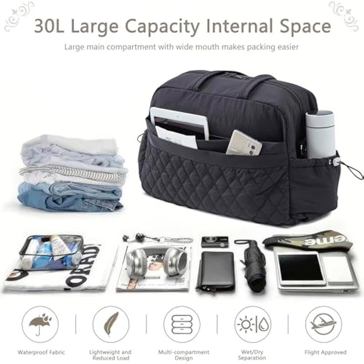 Stylish Multi-Pocket Travel Duffle Bag Kalsten