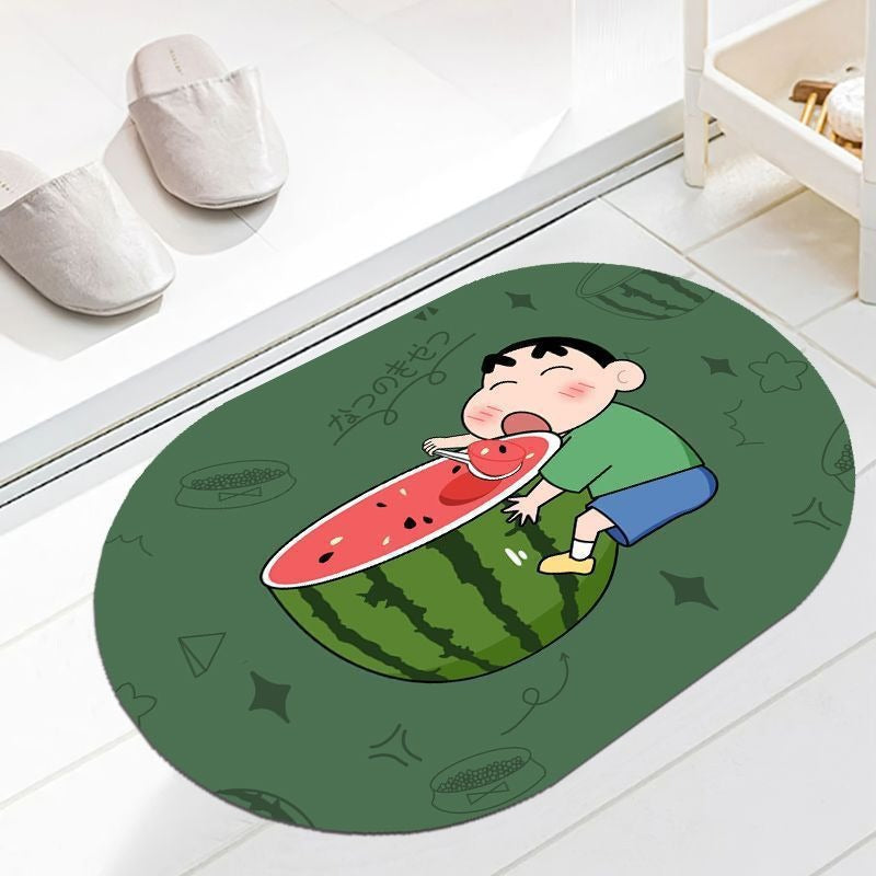 Playful Cartoon Bath Mat Kalsten