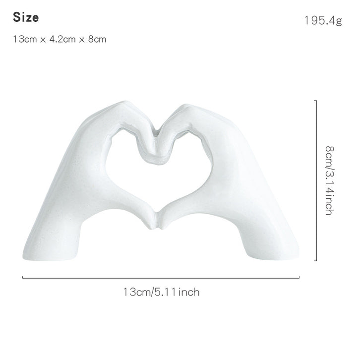 Decorative Heart-shaped Sculpture Kalsten