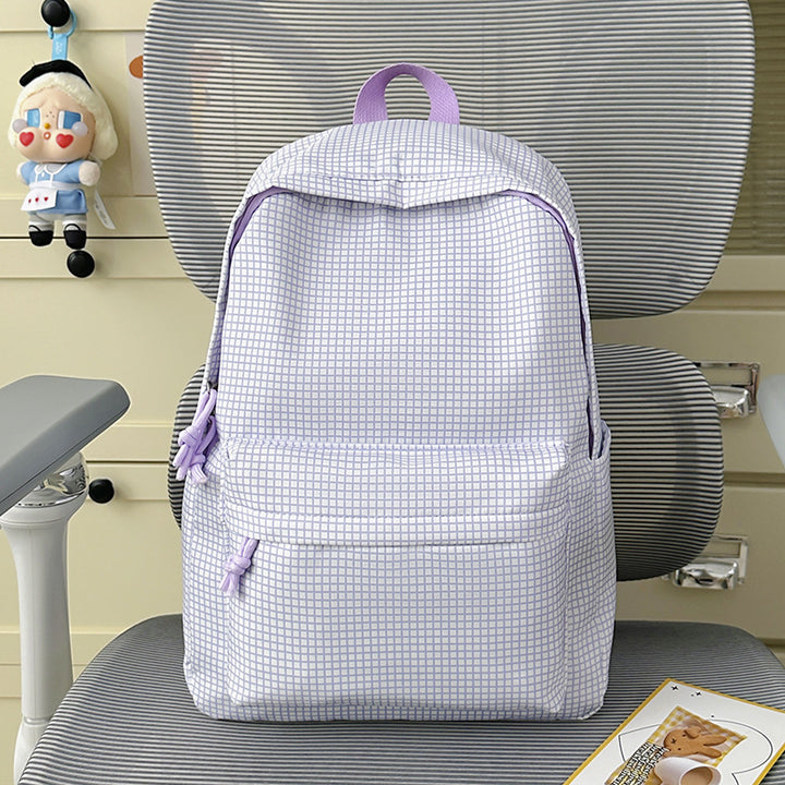 Textured Patterned Casual Backpack Kalsten