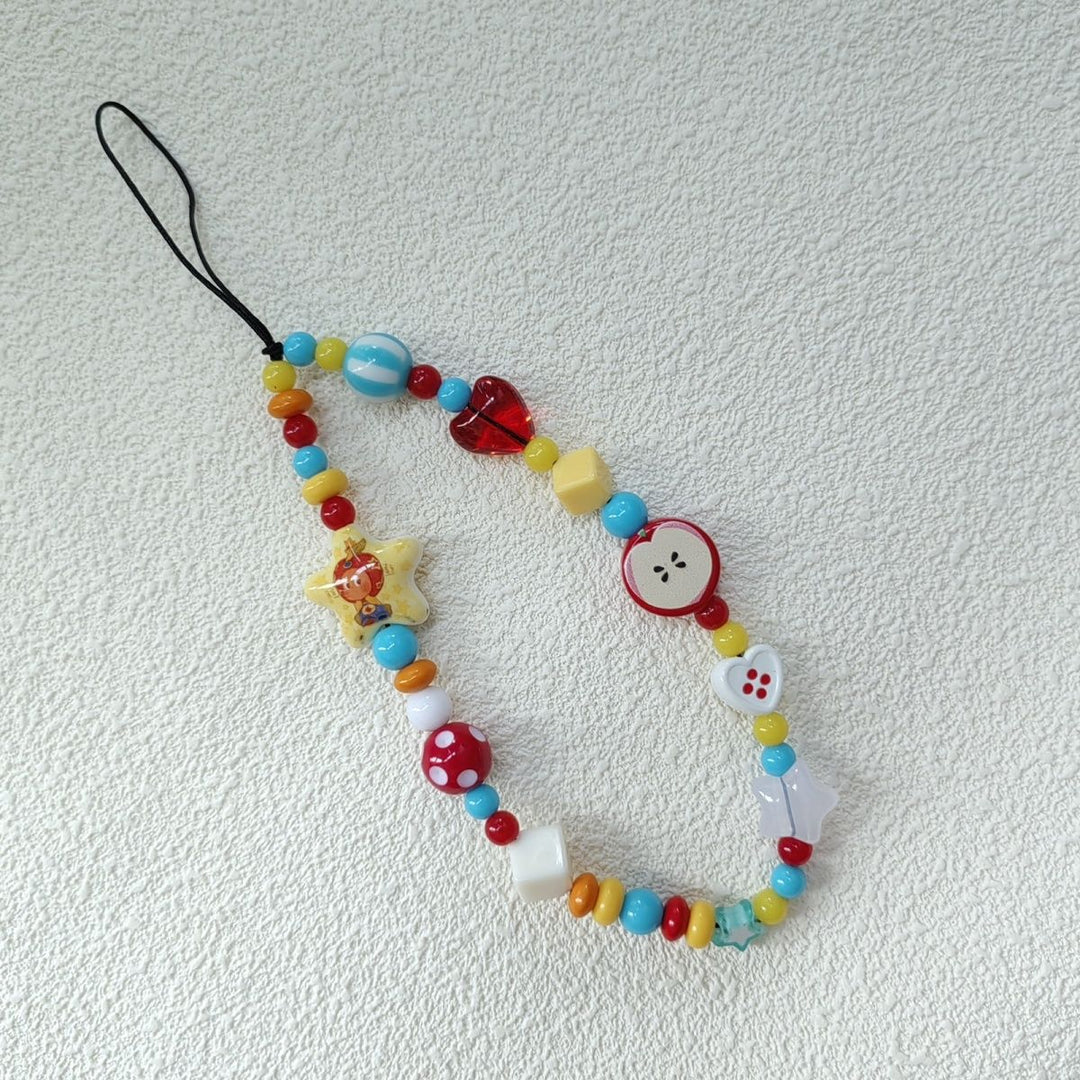 Funky Beaded Charm Lanyard Kalsten