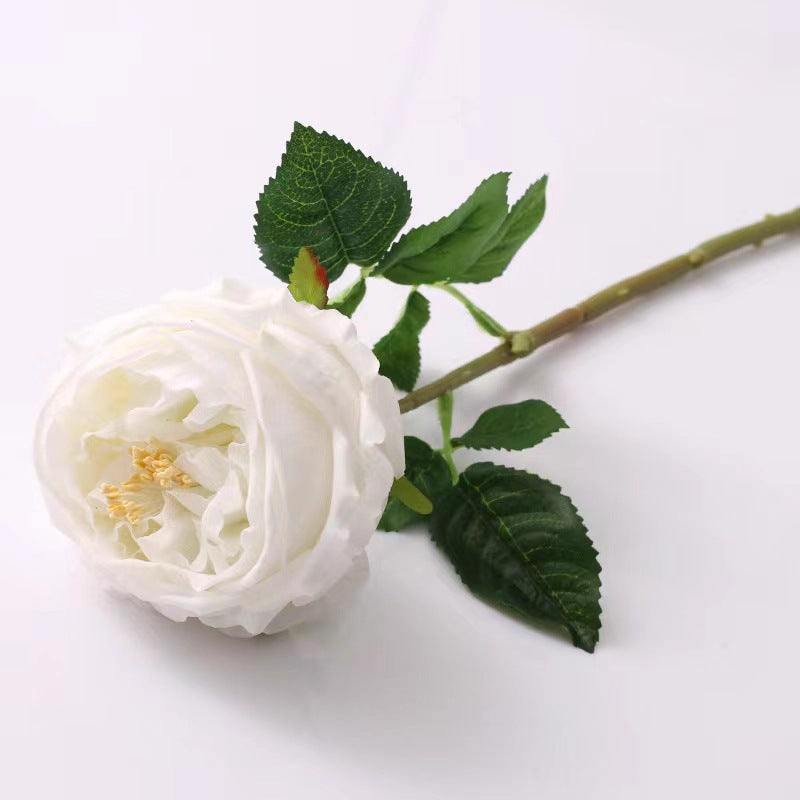 Realistic Faux Peony Flower Stem