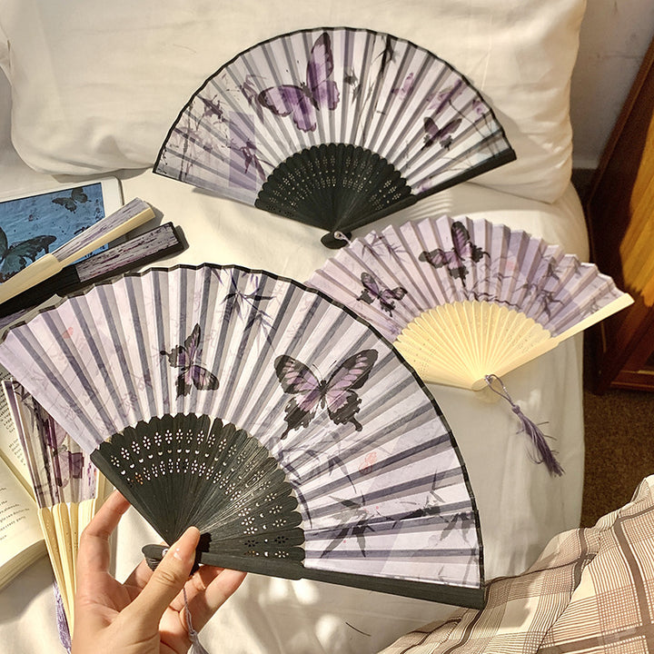 Elegant fan with elaborate butterfly motif Kalsten