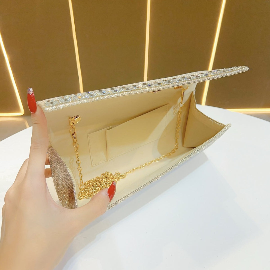 Sparkling Rhinestone Evening Clutch