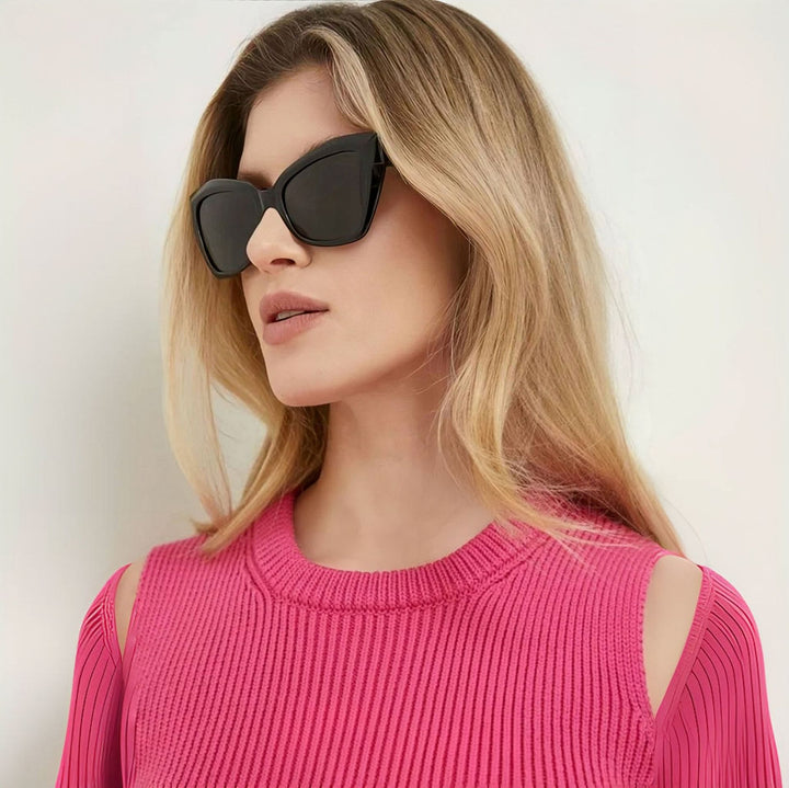 Women's Cat-Eye Sunglasses with stylish transparent frame Kalsten