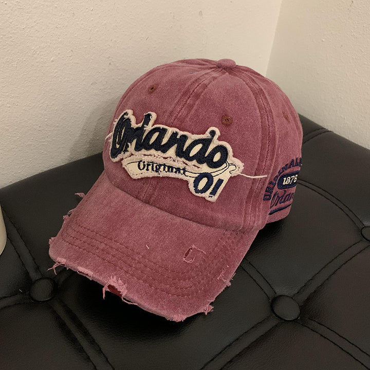 Men's Distressed Cotton Baseball Cap Kalsten