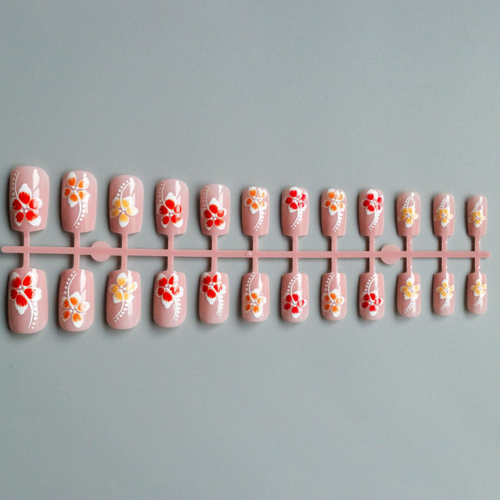 Floral Acrylic Nail Art Design Set  1790958182