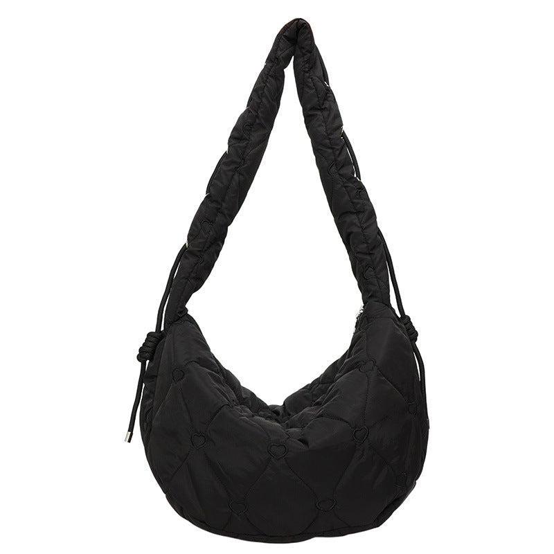 Quilted Heart Pattern Handbag