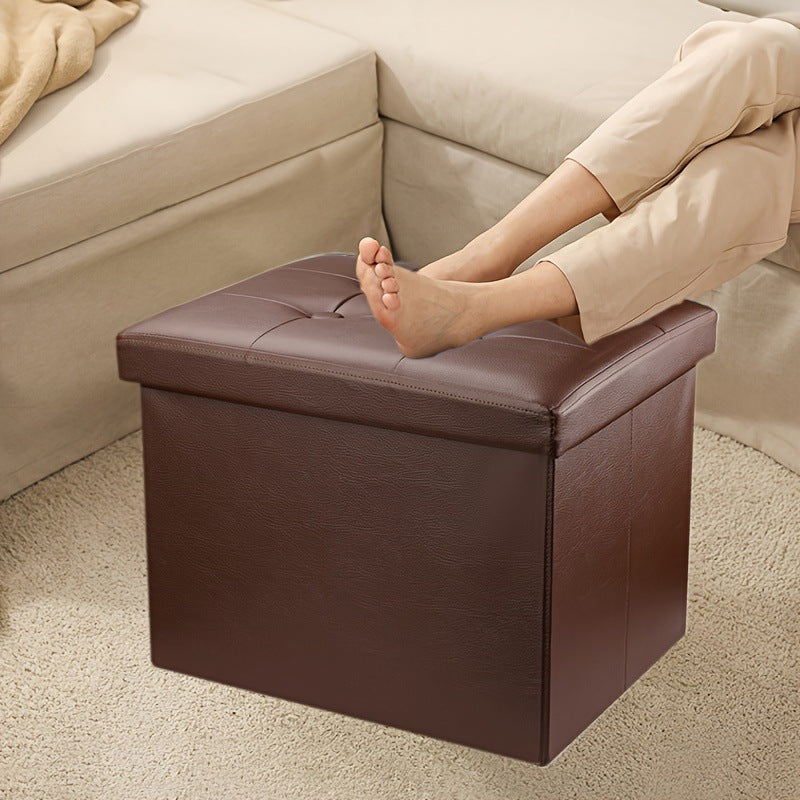 Multifunctional Leather Storage Ottoman Kalsten