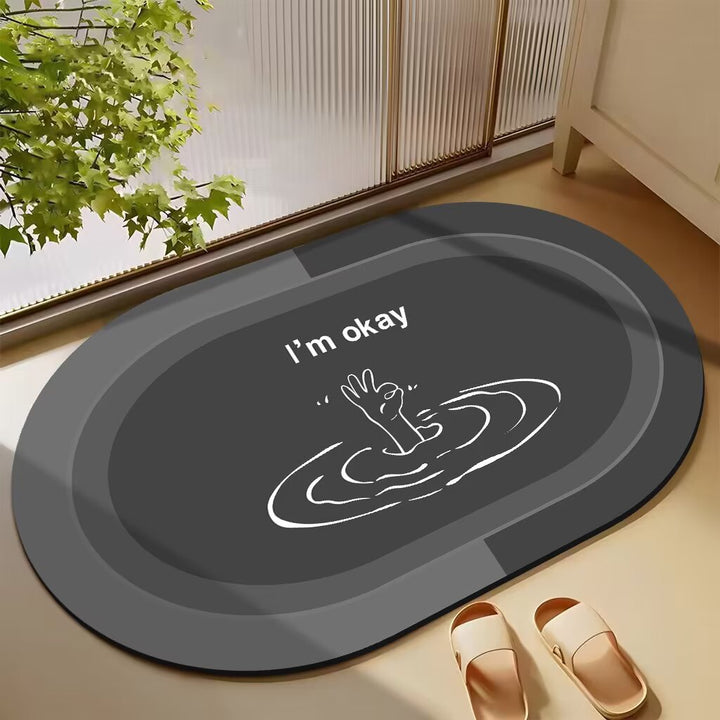 Oval Welcome Door Mat Kalsten