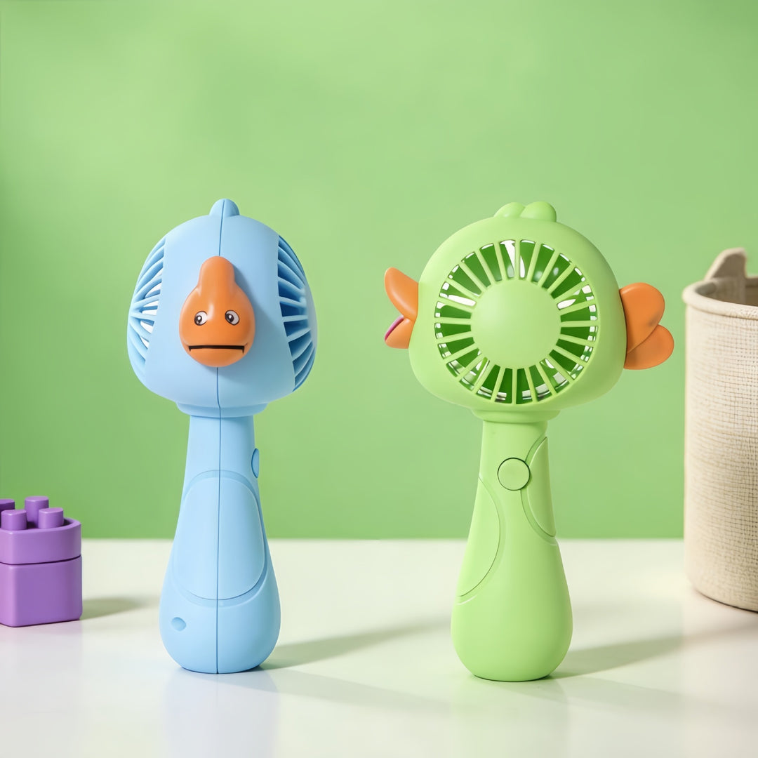 Women Portable Handheld Fan with Animal Pattern Kalsten