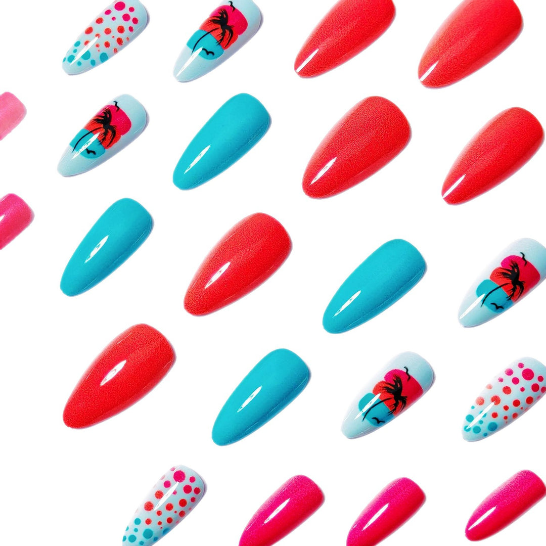 Tropical Island-Inspired Nail Art Kalsten