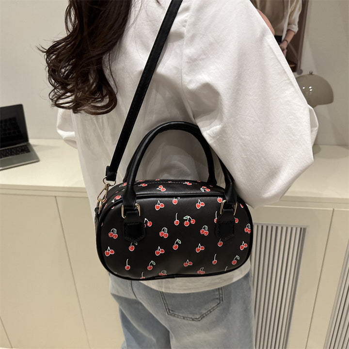 Playful Cherry Print Mini Handbag Kalsten