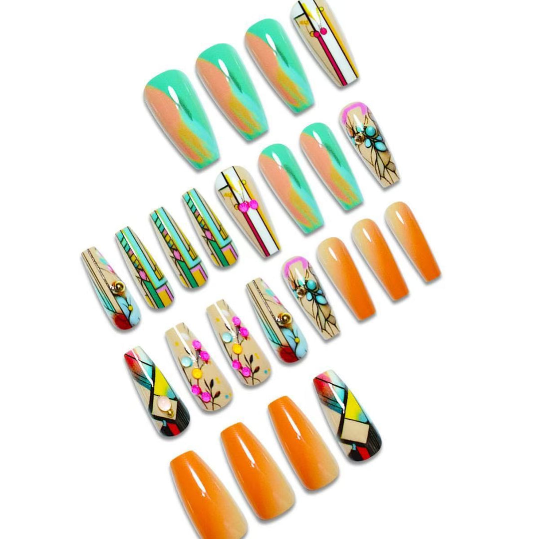 Artistic 3D Decorative Nail Extensions Kalsten