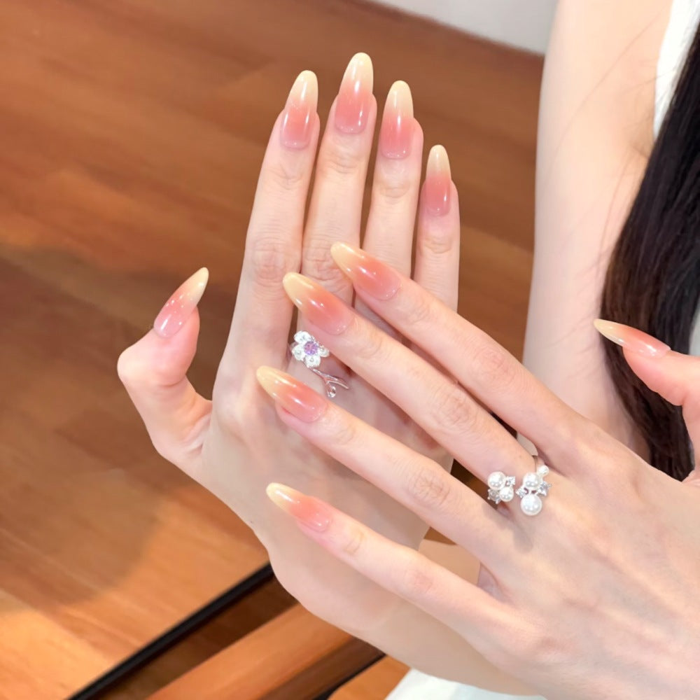 Artistic Floral Design Press-On Nail Set Kalsten