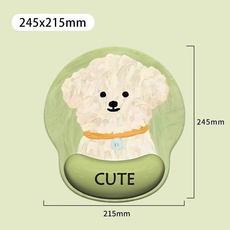 Cute Cartoon Dog-Themed Mouse Pad