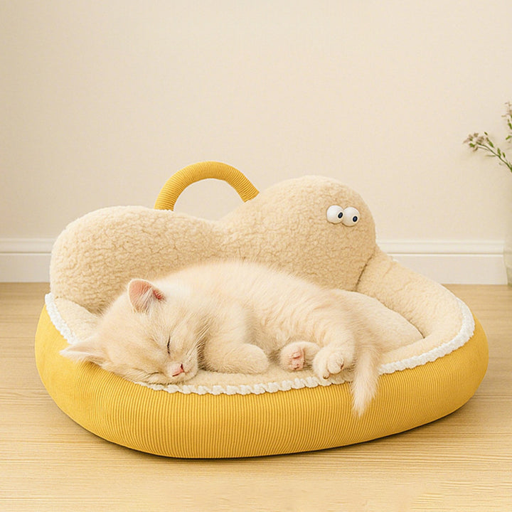 Cozy Plush Cloud Dog Bed