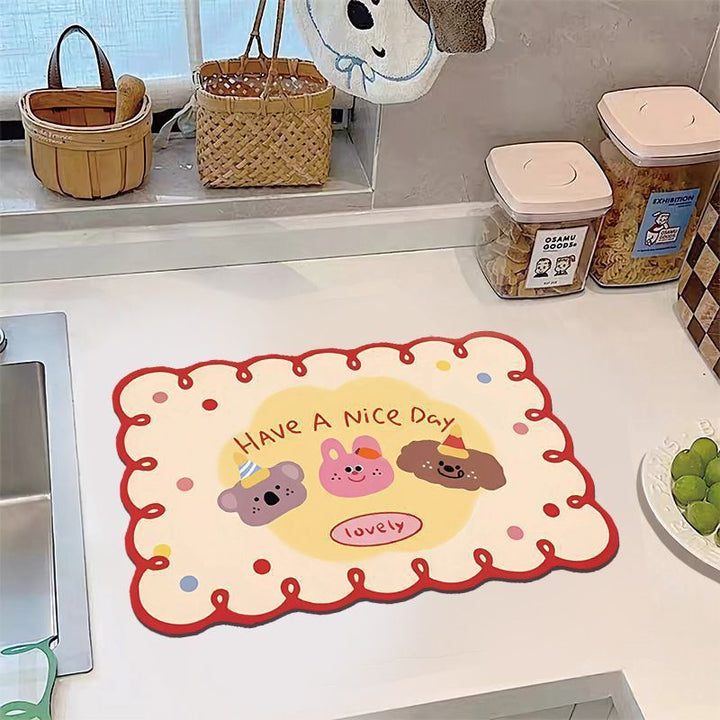 Decorative Motivational Kitchen Mat for Home Decor