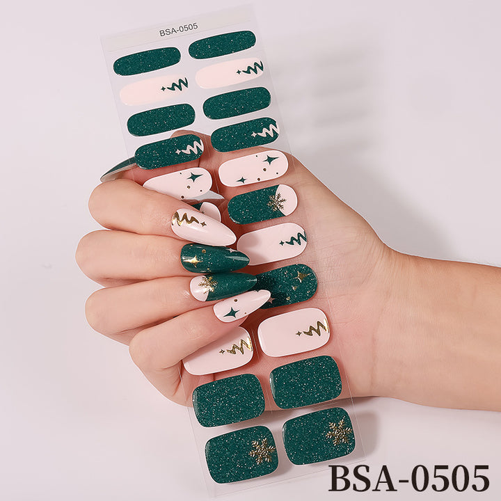Artistic Floral Nail Wraps