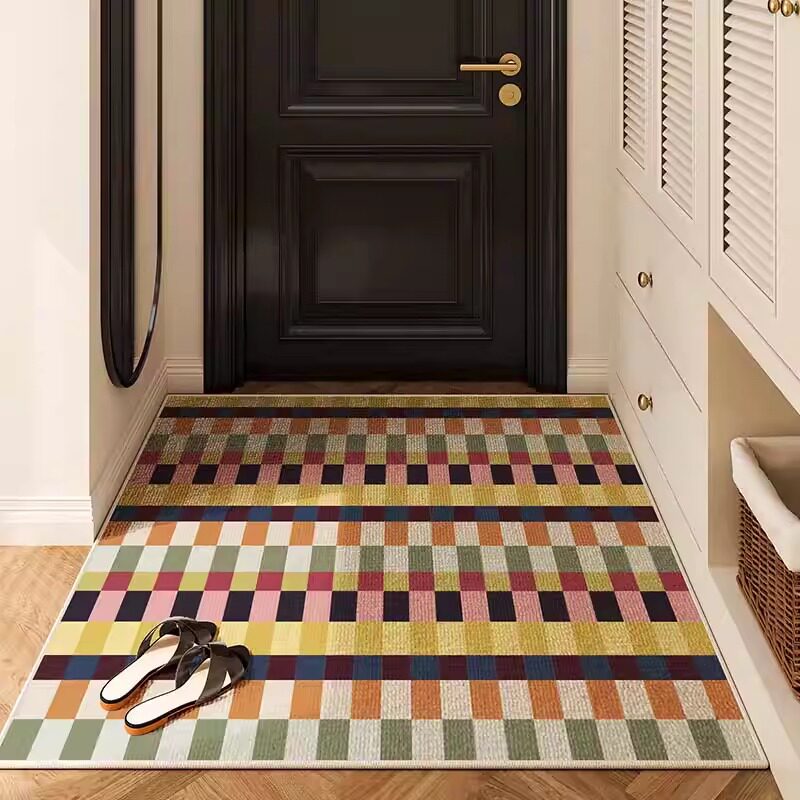 Geometric Patterned Entrance Mat for Doors