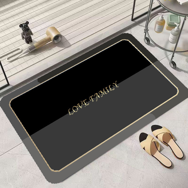 Elegant Family-Themed Soft Area Rug Kalsten