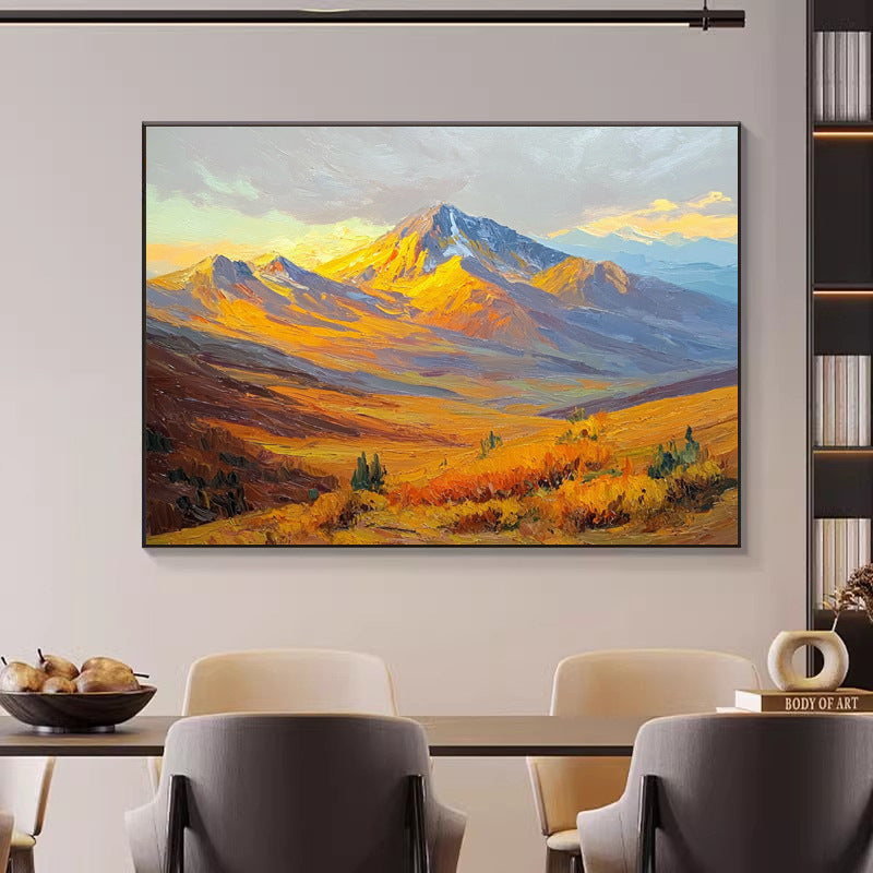 Mountain Landscape Canvas Wall Art for Interiors
