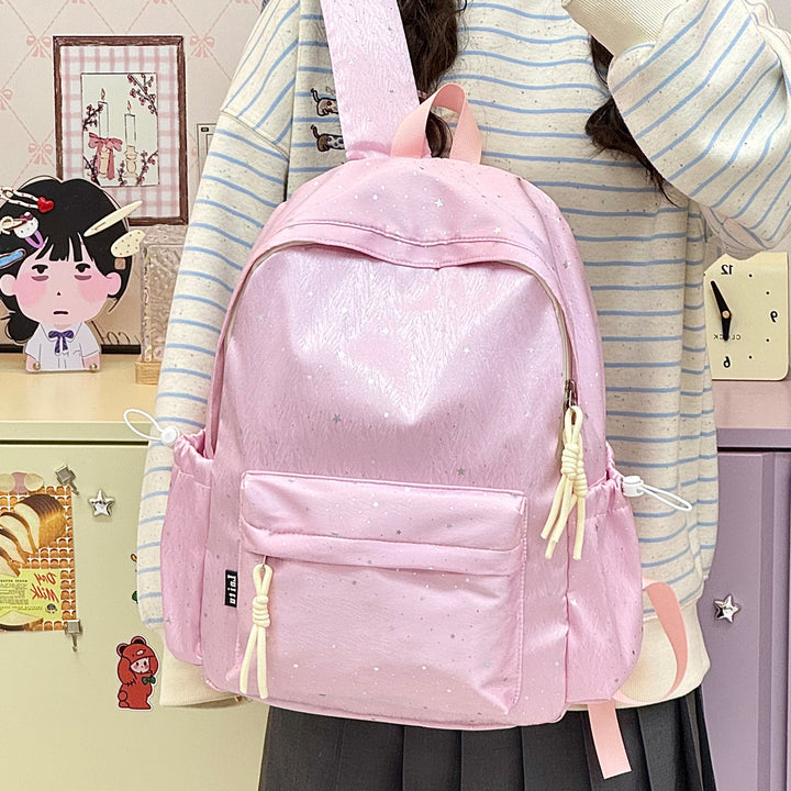 Stylish Multi-Pocket Casual Backpack with Cute Accents Kalsten