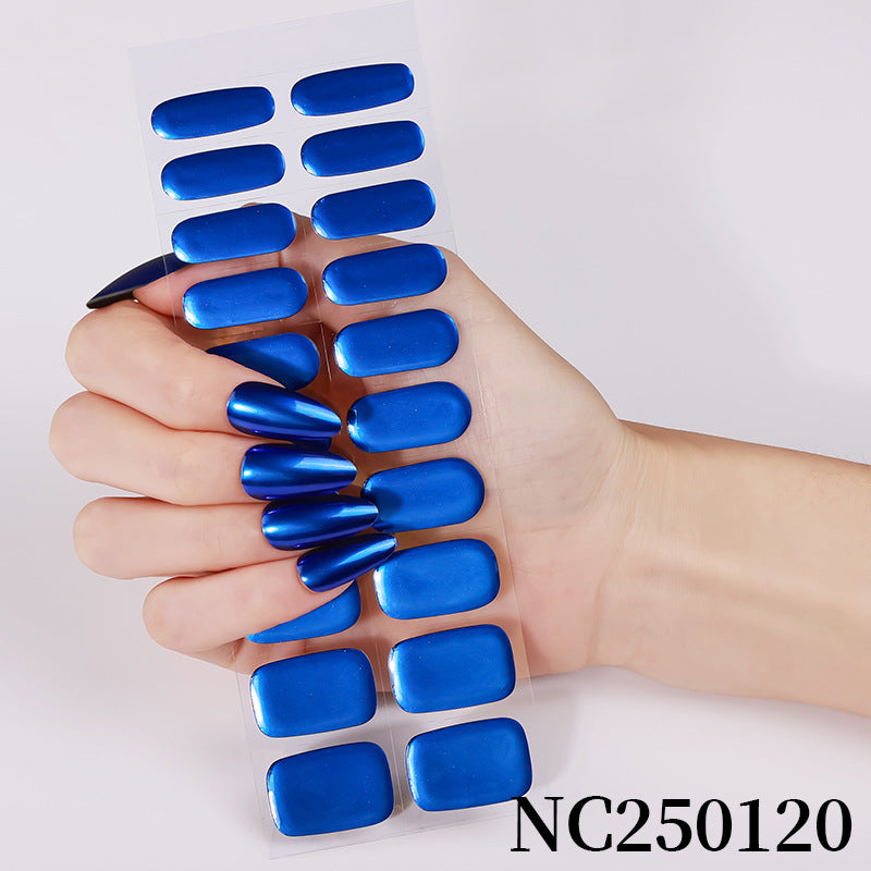 Glossy Press-On Nail Wraps