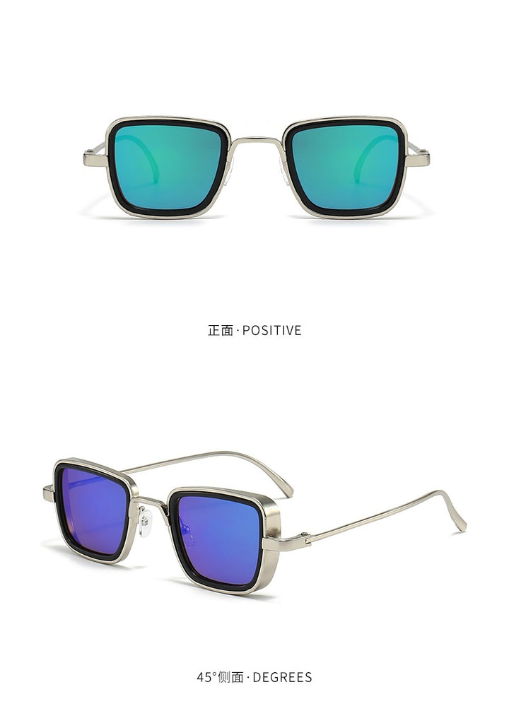 Women's stylish square sunglasses with elegant metal frame Kalsten