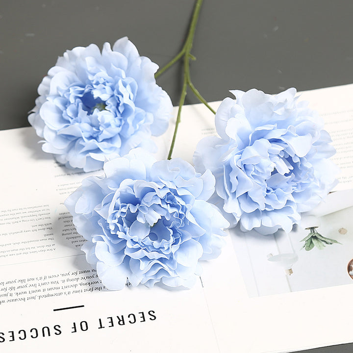 Premium Fabric Peony Flower Stem