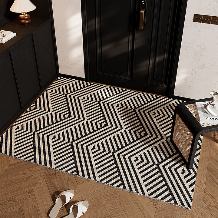 Geometric Patterned Indoor Entrance Mat