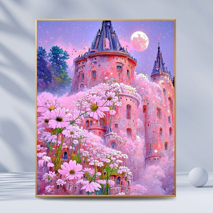 Fantasy Castle Landscape Canvas Art Kalsten