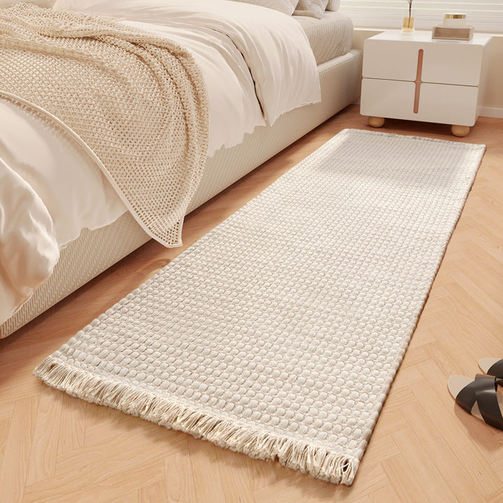 Elegant Textured Runner Mat Kalsten