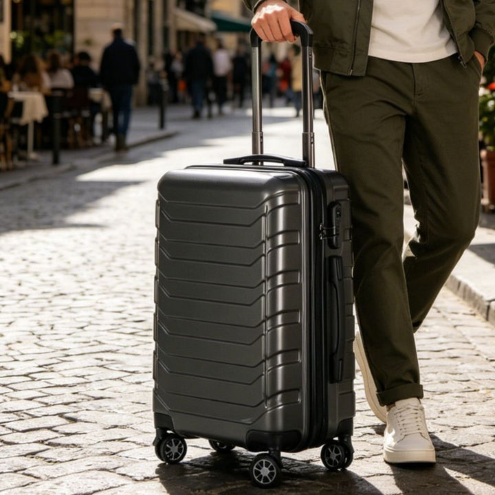 Unisex Lightweight Hard Shell Trolley Suitcase Kalsten