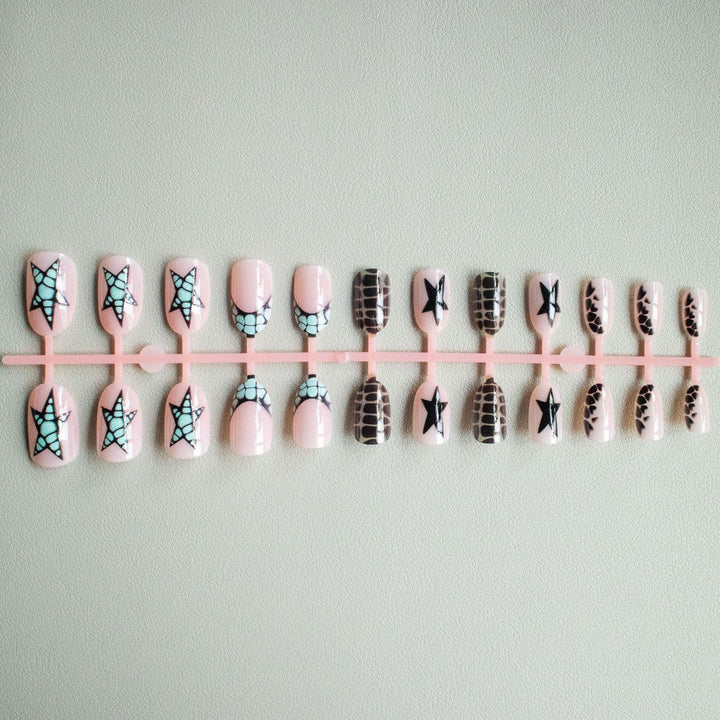 Artistic Star and Geometric Nail Art Kit