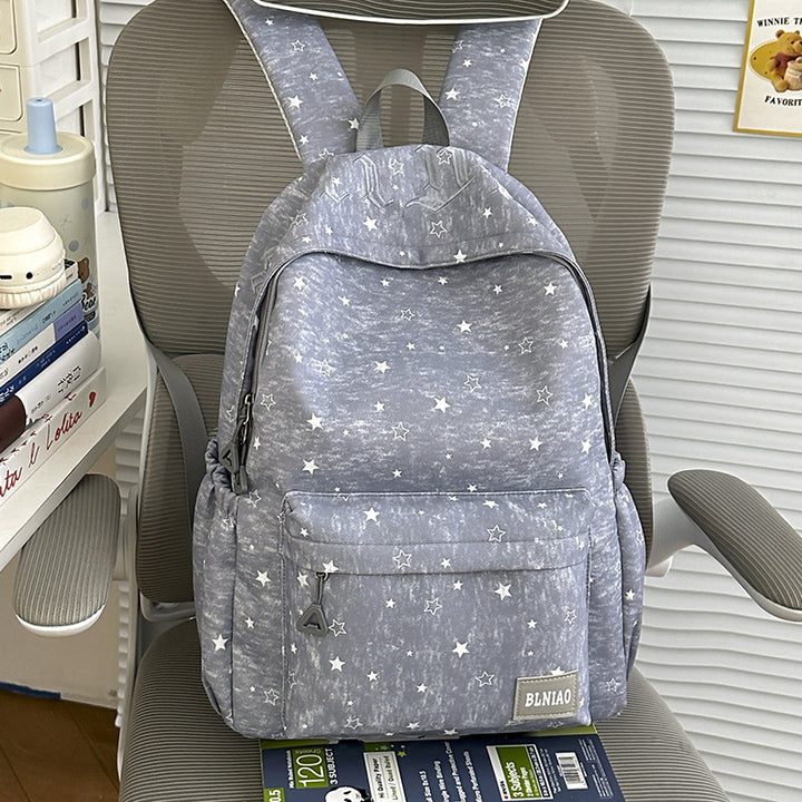 Stylish Lightweight Star-Patterned Backpack Kalsten