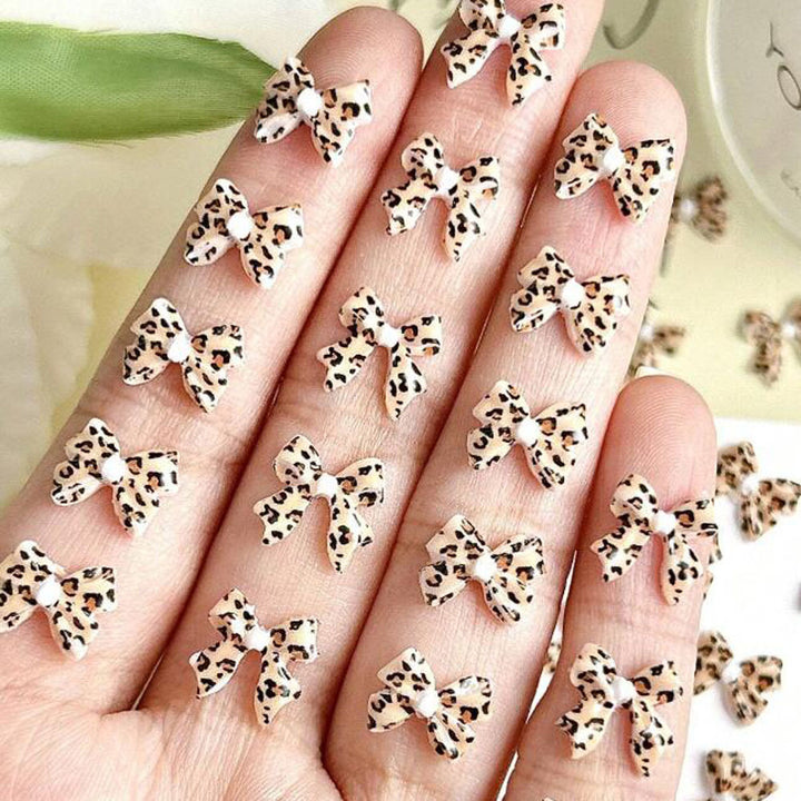 Decorative Leopard Print Nail Art Charms