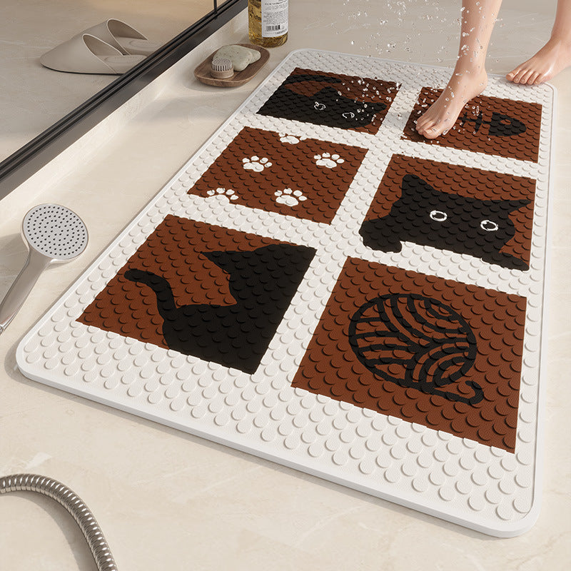 Decorative Shower Mat Kalsten