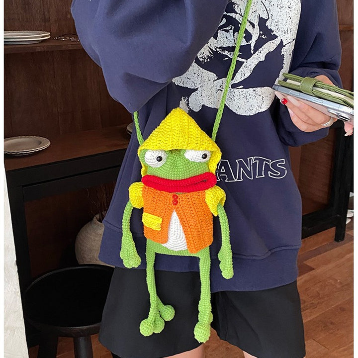Handcrafted Crochet Frog Toy