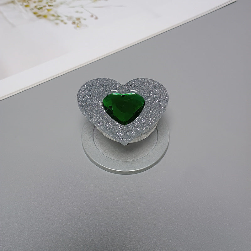 Decorative Heart-Shaped Phone Grip Kalsten