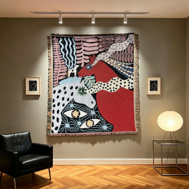 Artistic Tapestry Throw Blanket