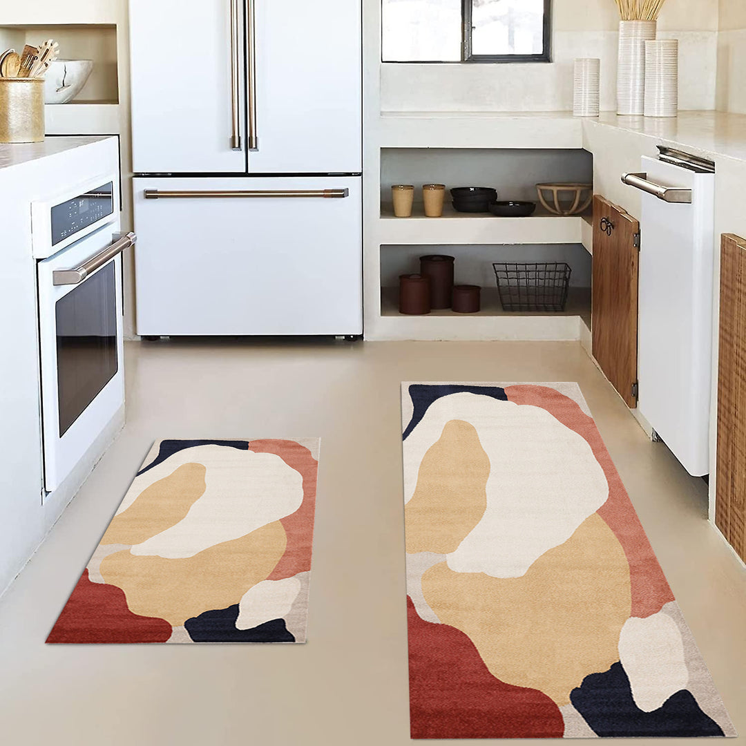 Vintage-Inspired Kitchen Mat Set Kalsten
