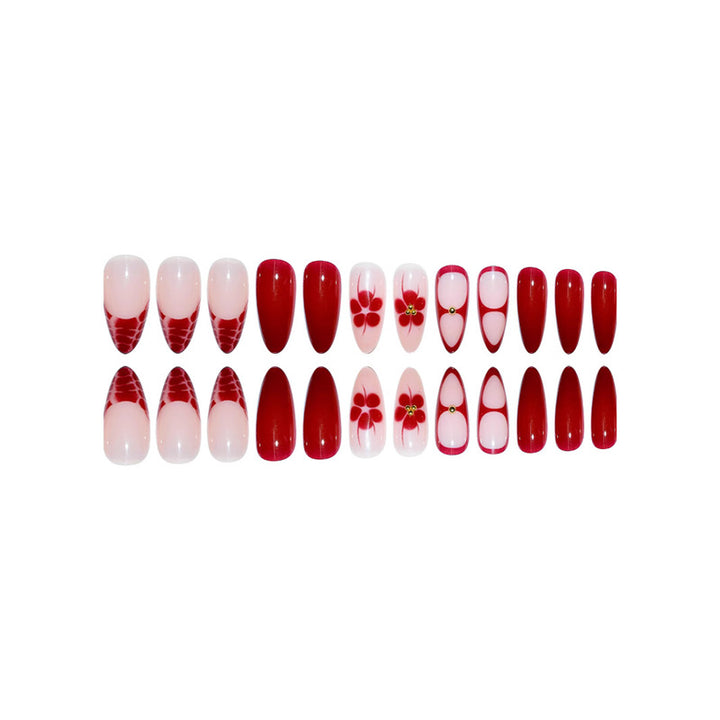Elegant Stiletto Press-On Nail Design Kalsten