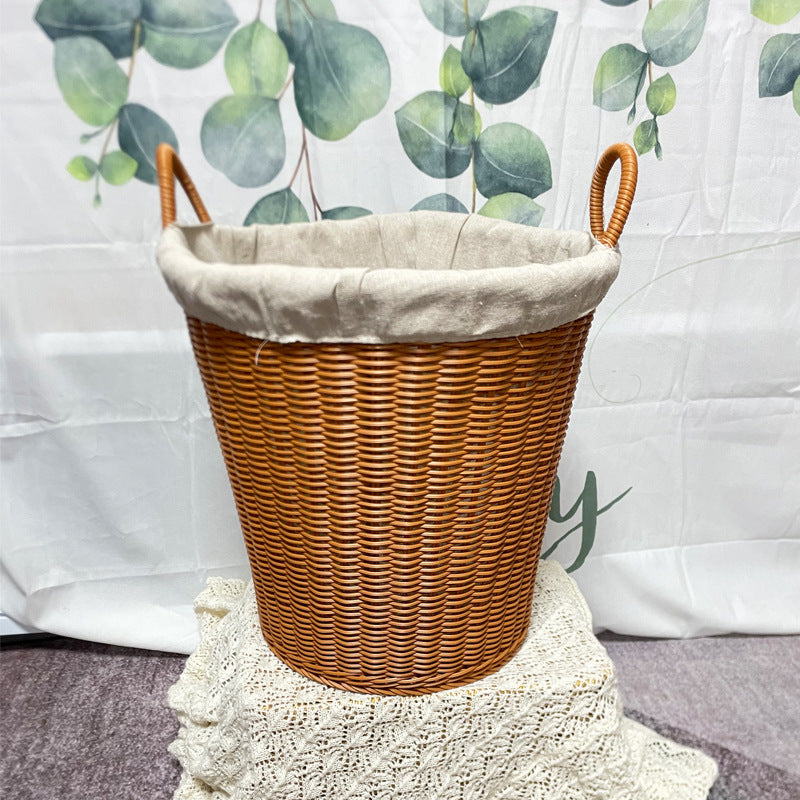 Woven Storage Basket with Cotton Lining Kalsten