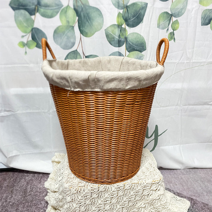 Woven Storage Basket with Cotton Lining Kalsten