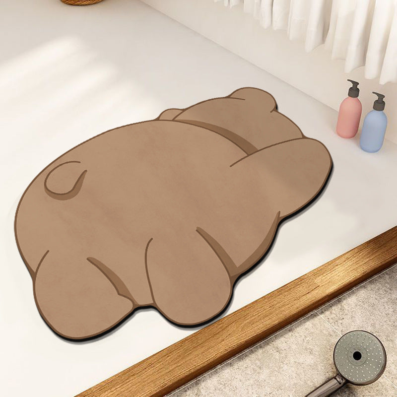 Cute Animal-Shaped Bath Mat