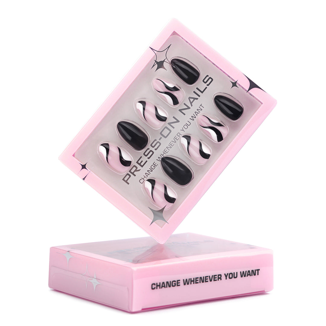 Artificial press-on nails with unique design Kalsten