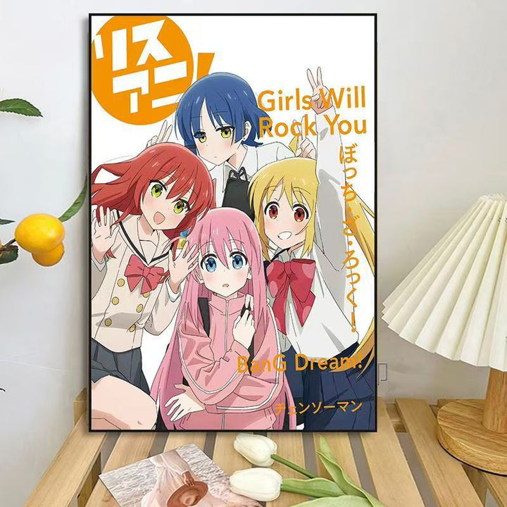 Anime-Inspired Character Wall Art Print Kalsten