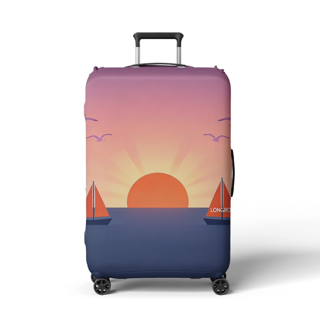 Women's suitcase cover with atmospheric landscape design Kalsten